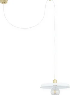 Sklep Kaja Lampa wisząca oryginalny klosz O2831 W1 PAT + BIA [M] | Kaja Discount